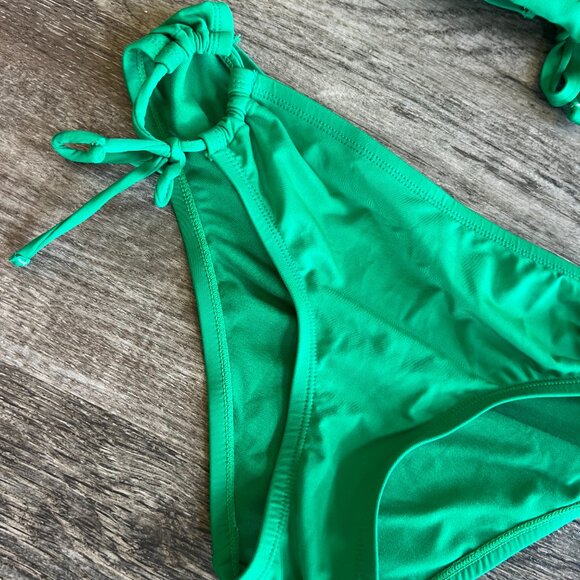 Green Tie Bikini - Picture 2 of 5